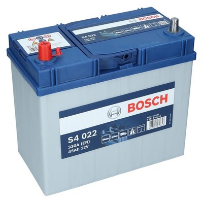 Bosch S4 022 12V 45Ah 330 A EN Autobatterie Starterbatterie ersetzt 50Ah 55Ah