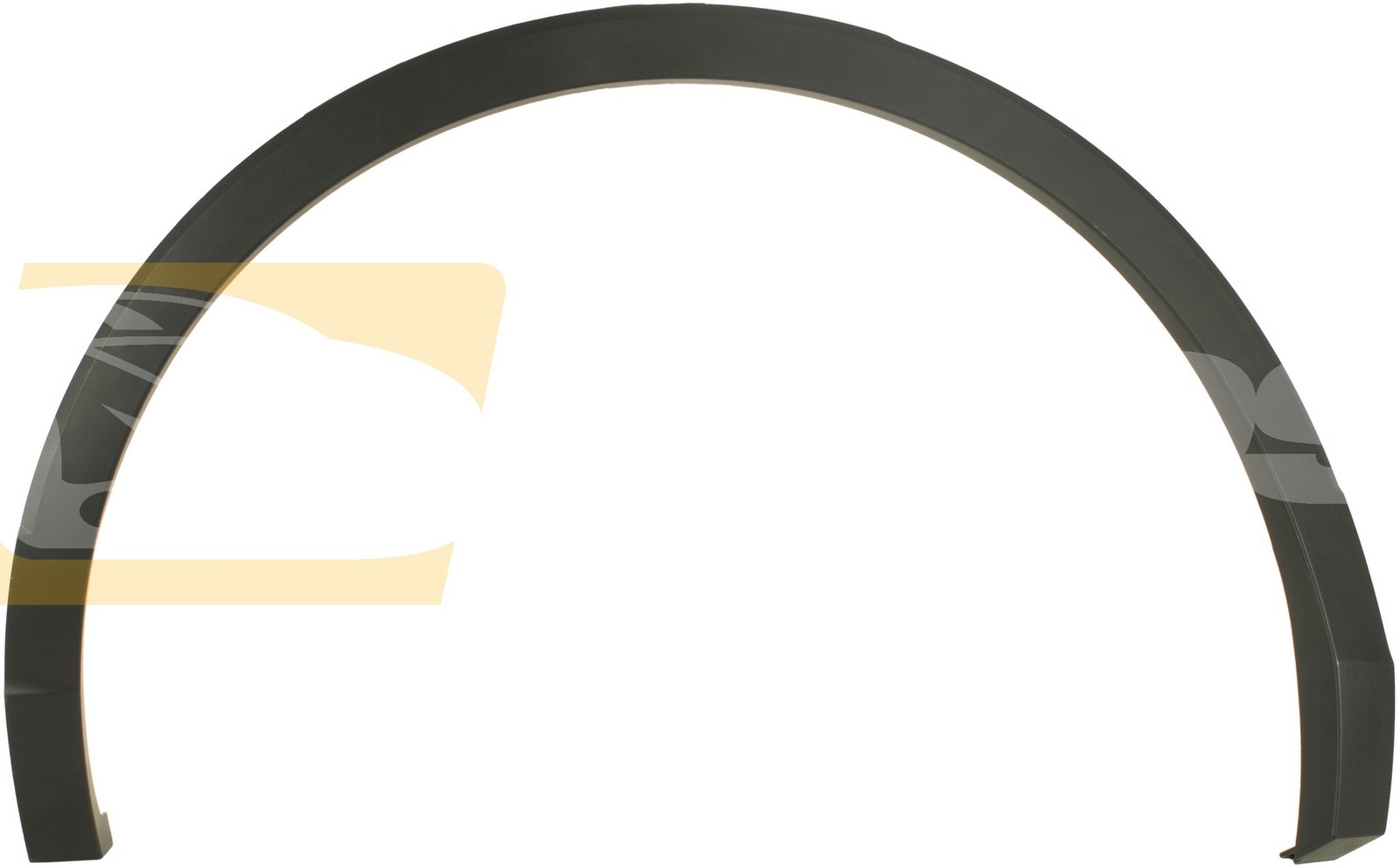 Bandeau d'aile arrière droite pour Volkswagen Tiguan Allspace XL 2017-2021 en ABS noir