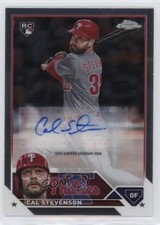 2023 Topps Chrome Update Auto Cal Stevenson #AC-CST Auto ms9