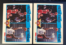 2 1991-92 Hoops #306 Scoring Leaders/Michael Jordan/Karl Malone