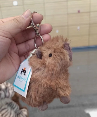 Jellycat Clyde Capybara Bag Charm   Plush Keychain Soft Toy Gift   New 2025