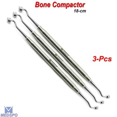 Bone Grafting Bone Compactor & Carrier Packer Plugger Dental Implant Instruments