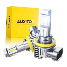 LED Fog Light Bulbs, 6500K Cool White, 30000LM Brighter, Plug H11/H9/H16/H8