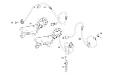 Mercedes-Benz Genuine Electrical Wiring Harness Front Right Fits A CLA GLA GLB