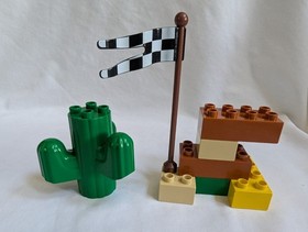 Lego Duplo 5813 Disney Cars: Lightning Mcqueen Set 11 Pcs COMPLETE