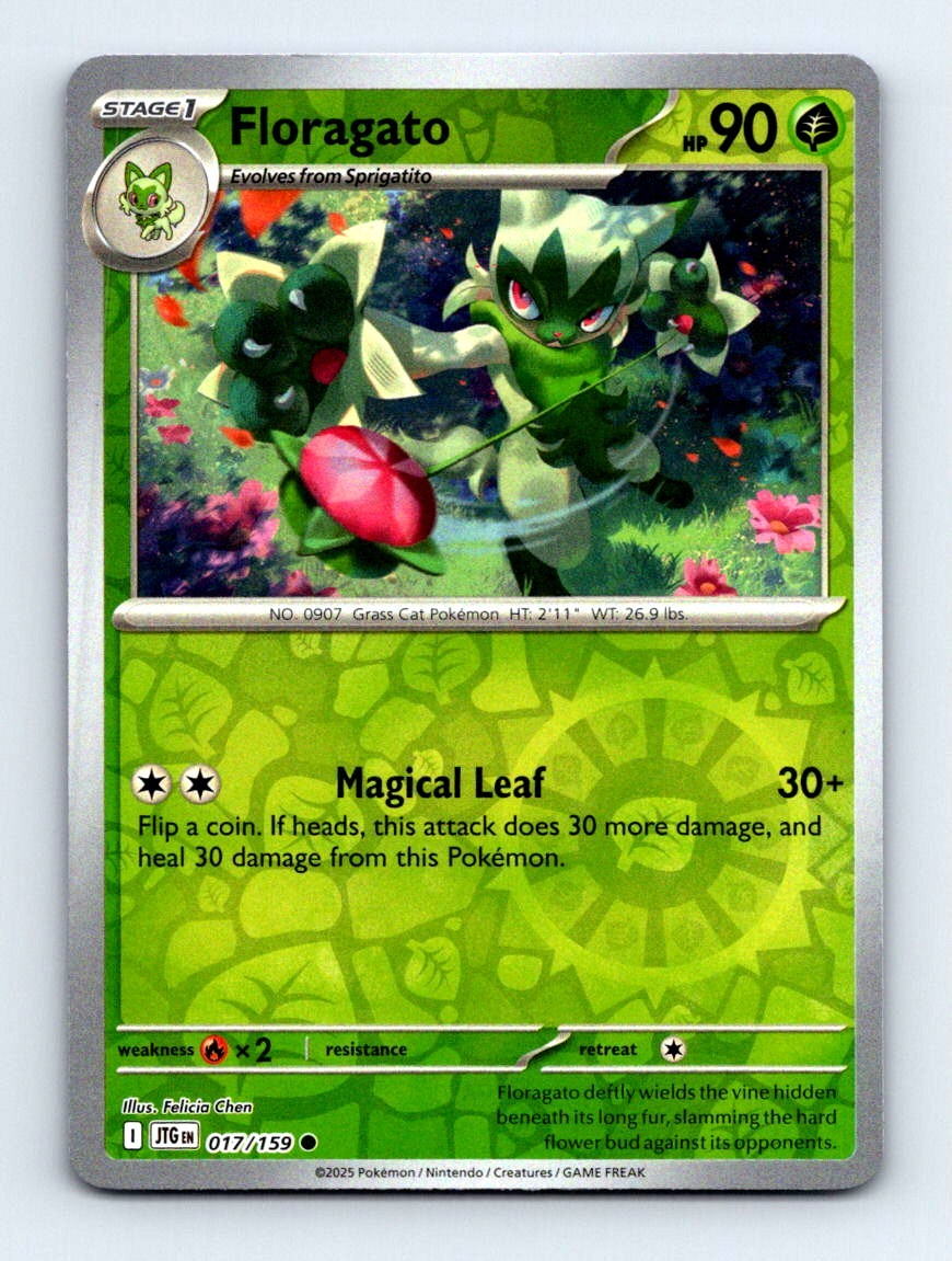#17 2025 Journey Together } Floragato REVERSE HOLO