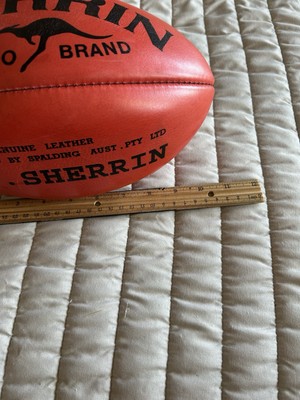 新品　オーストラリアンフットボール　SHERRIN  公式ボール Amazon | オーストラリアンフットボール (大人用, 革製, 黄, Club