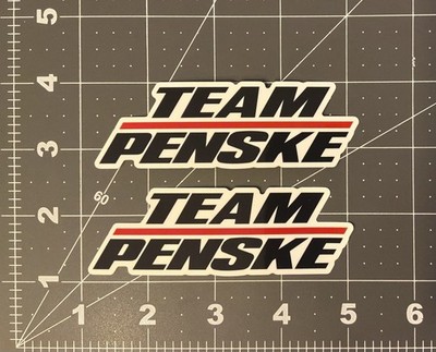 Team Penske Stickers 2 Sticker Lot 4  Vinyl