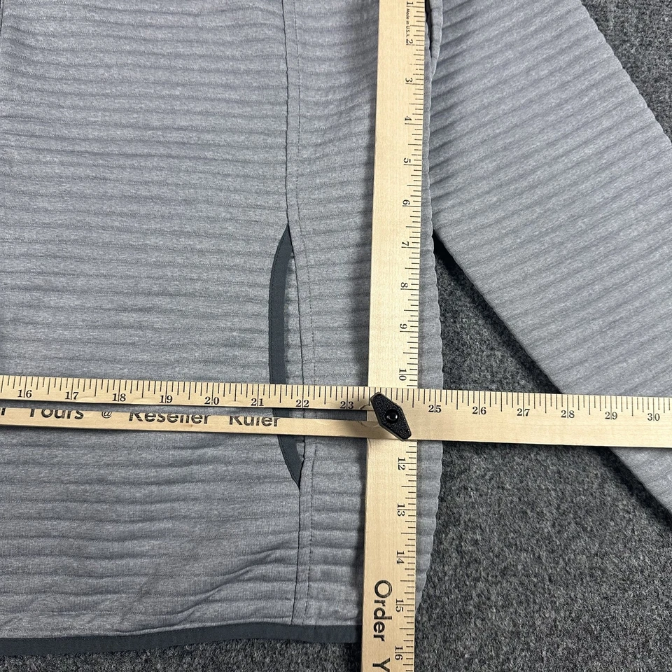 LL Bean Chaqueta Mujer Grande Gris Con Capucha Cremallera Completa Rejilla Polar Pullover Exterior Foto 3 de 4