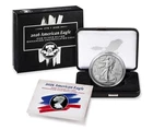 1776-2026 W Enhanced One Ounce Silver Eagle with Privy, Box & COA (Pre-Sale)