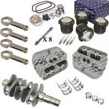 Vw Bug Engine Rebuild Kit 1776cc Air-cooled 69mm Crank Gtv-2 Heads Pistons