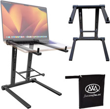 AXA AXCESSABLES DJ Laptop Stand with Travel Bag  Portable Foldable Aluminum Lap