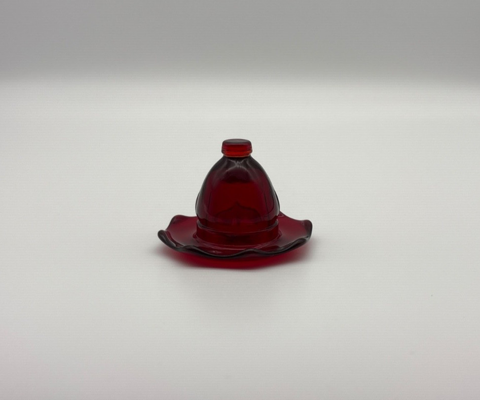 Carmen Cambridge Glass Insert for Farber Brothers Krome Kraft Candlestick