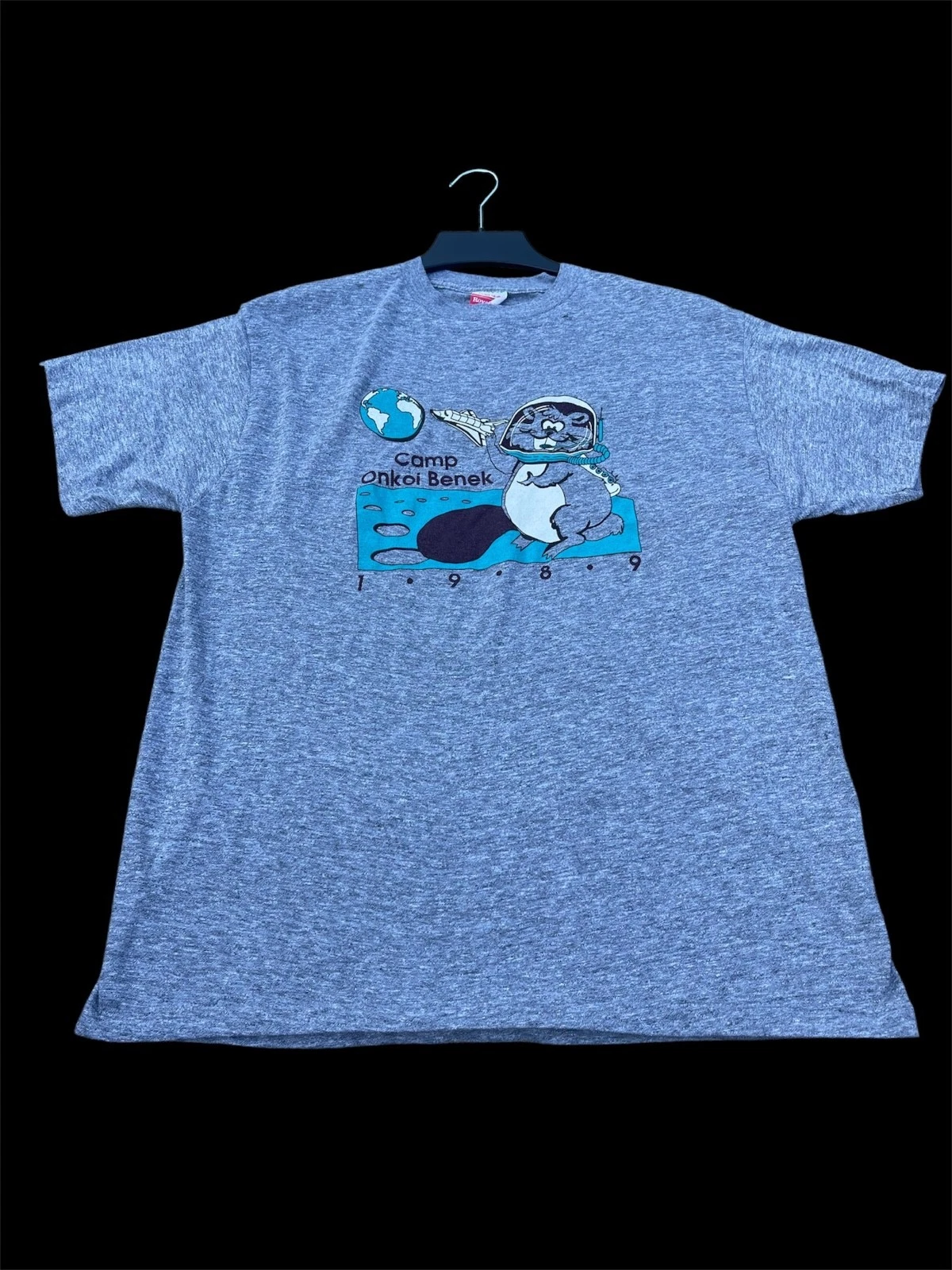 Camp Onkoi benek 1989 vintage t shirt graphic print Chipmunk