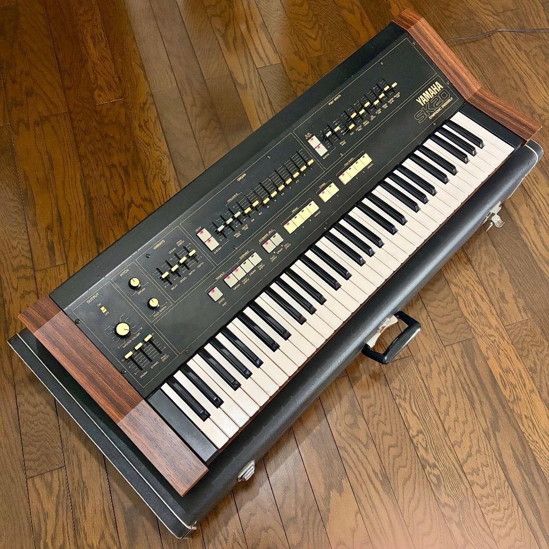YAMAHA SK20 シンセサイザー 61鍵(手渡し限定)ジャンク品 Vintage Yamaha SK20 Sk-20 Keyboard Synthesizer Organ Strings