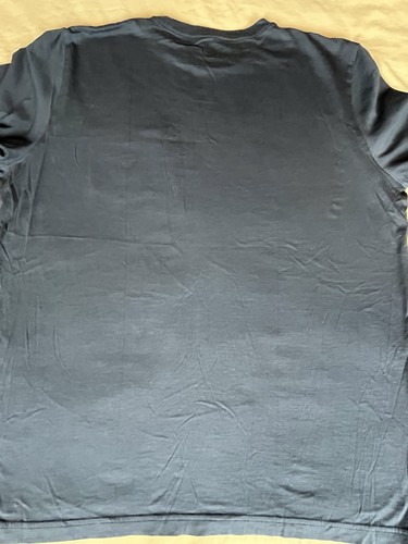 Travis Mathew T-Shirt Mens Size X-Large Blue Printed One Pocket Pima Cotton - Picture 8 of 9