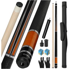 Elegant 58-Inch Billiard Pool Cue - Anodized Aluminum  Complete Accessory Kit
