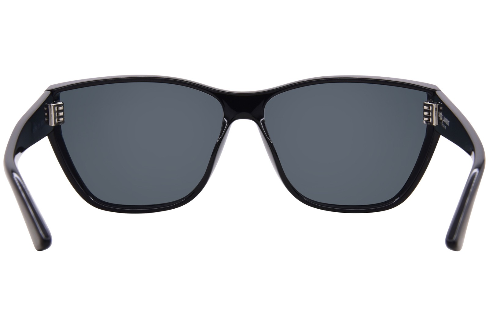 Saint Laurent SL 758 001 occhiali da sole donna nero grigio scuro occhio di gatto 63 mm