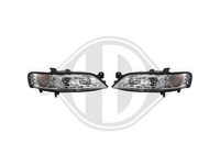 Designscheinwerfer Dragon-Lights Klarglas/Chrom FüR Opel Vectra 1999-2002