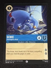 Disney Lorcana Whispers in the Well Genie-Investigative Mind 146/204 NM