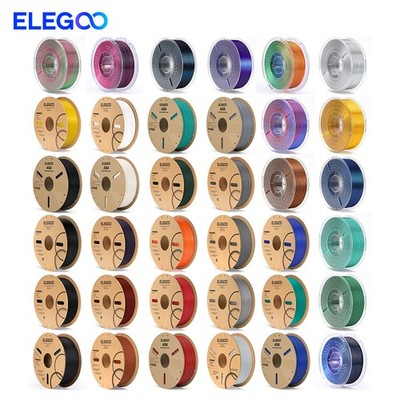 〔BUY 10 PAY 6〕ELEGOO PETG Matte PLA PLA+ SILK ABS 1.1KG 1.75mm 3D Filament TPU