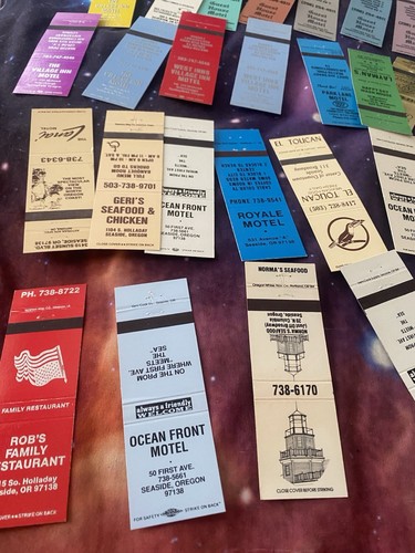 Lot Of 350 Matchcovers Matchbook Covers 20 Strike Misc US Locations Hotels Etc - Picture 8 of 24