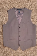 Perry Ellis Mens Waistcoat Vest Size Large