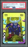 Battle Arena 80's RAD BATTLEFOIL ICE HOLO Bison Josh Allen POP 2 ~ PSA 10 GEM