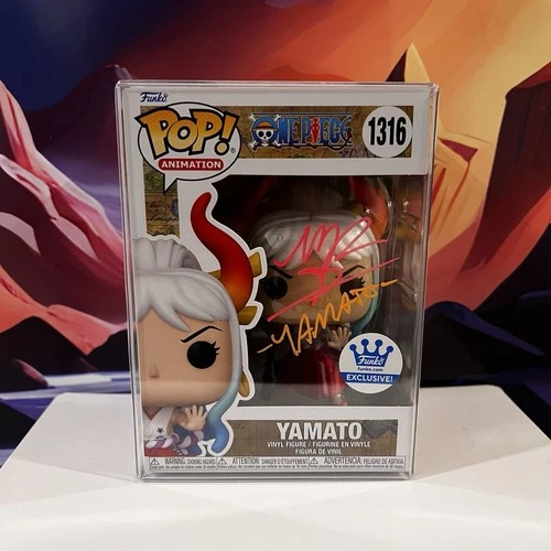 One Piece Anime Yamato #1316 Signed By Michelle Rojas Funko Pop JSA COA
