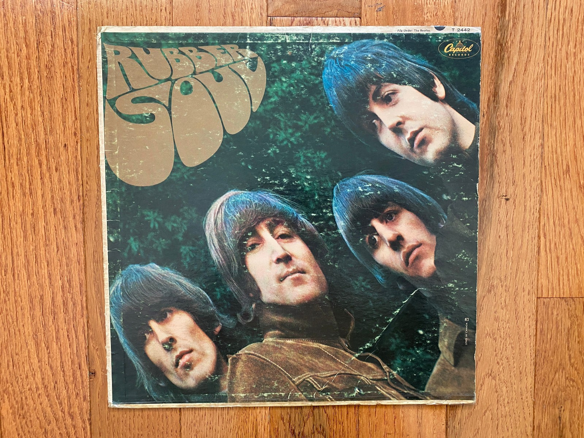 The Beatles - Rubber Soul LP Capitol T 2442 1965 Canada Pressing