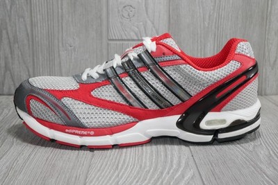 Rare New Adidas Adizero Tempo 2008 Red Grey Black Running Shoes Mens Size 9.5