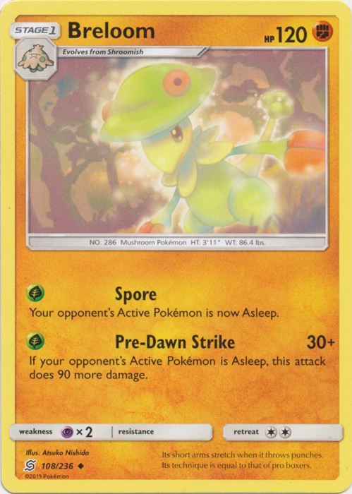 Breloom - 108/236 - Uncommon - Near Mint
