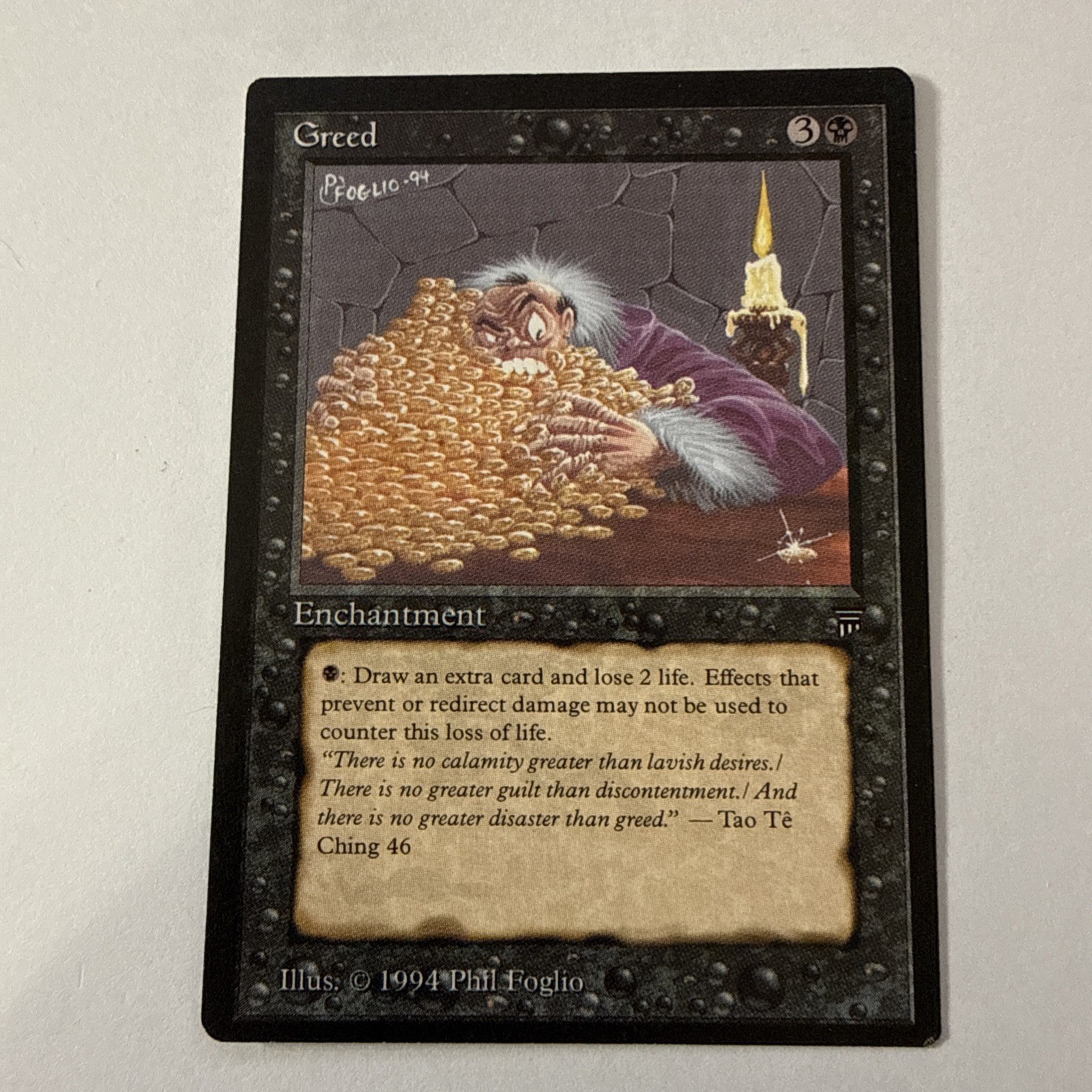 MTG: Greed - Legends - LP+- Magic the Gathering - Free Shipping - English -