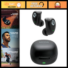 Wireless Bluetooth Earbuds with Microphone, Active Noise Canceling, Sweatproof,