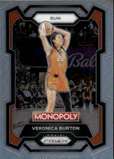 2024 Panini Prizm Monopoly WNBA #1 Veronica Burton Silver Prizms