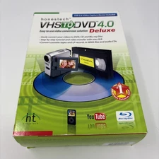 Honestech VHS to DVD 4.0 Deluxe LP & Cassette to CD & WMA file converter Sealed