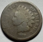 1872 Indian Head Cent — Circulated 🔥 Semi-Key Date