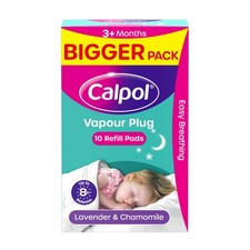 Calpol Vapour Plug Refills XL 10 Count (Pack of 1), Lavender & Chamomile, Hel...