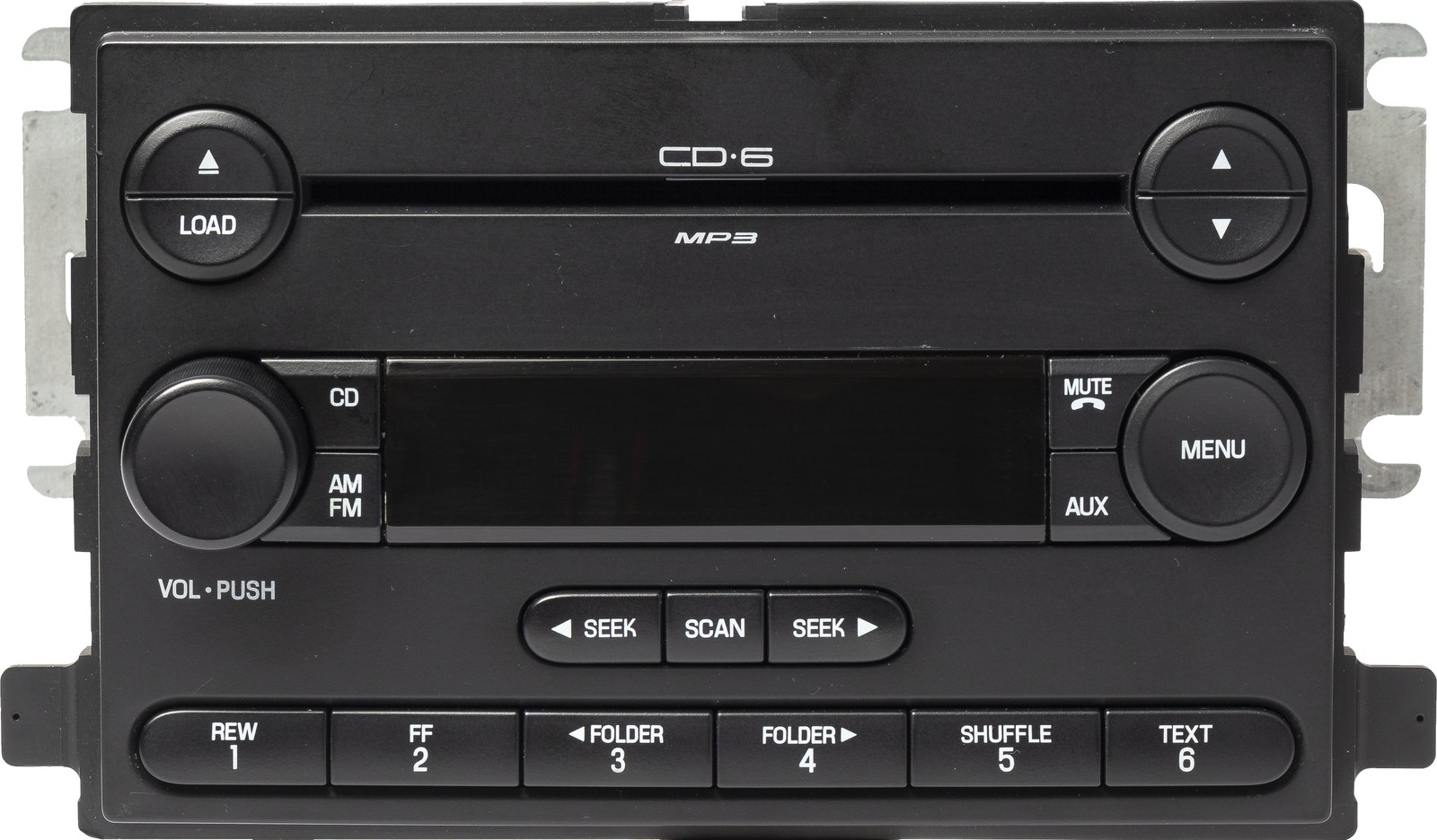 2006-2007 Ford Freestar AM FM Radio 6-Disc CD MP3 Player Model ID 6F2T-18C815-HA