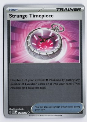 Strange Timepiece - MEG #128/132 ME01: Mega Evolution Reverse Holofoil NM