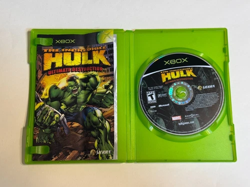 Incredible Hulk: Ultimate Destruction (Microsoft Xbox, 2005) Complete CIB game