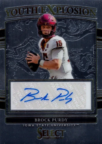 2022 Panini Select Draft Picks Brock Purdy #YE-BPU