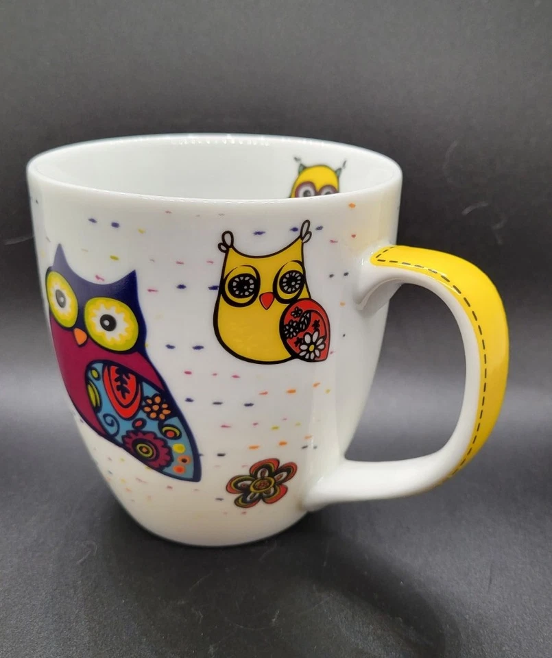 Taza Konitz Owl en blanco 14 onzas Foto 3 de 4