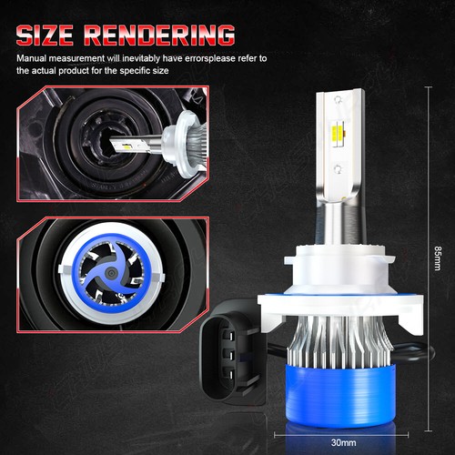 For Dodge Grand Caravan Van 4-Door 2008-2010 H13/9008 LED Headlight Hi/Low Bulbs - Picture 2 of 12