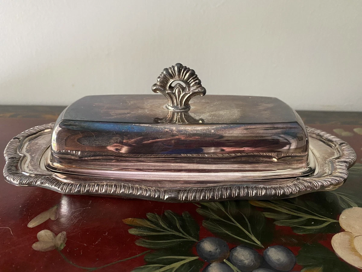 25+ FB Rogers Silver Coin Antique US Silver-Plated Butter Dishes