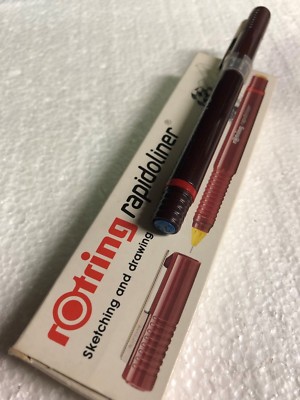 Great Rotring Rapidoliner Vintage and rare find. 1 .70mm Pen Drafting  Drawing
