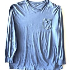Polo Ralph Lauren Men XL Blue Classic Fit Long Sleeve Shirt Navy Pony
