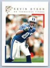2000 Topps Kevin Dyson #118 Tennessee Titans