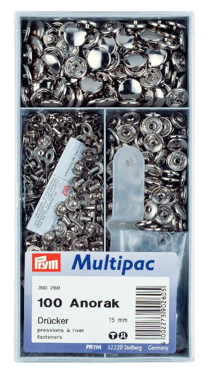 Prym Multipack 100 Push Buttons 15 Mm Burnished 390261 for sale 