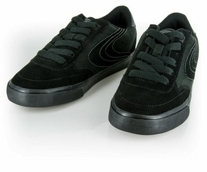 black suede skate shoes